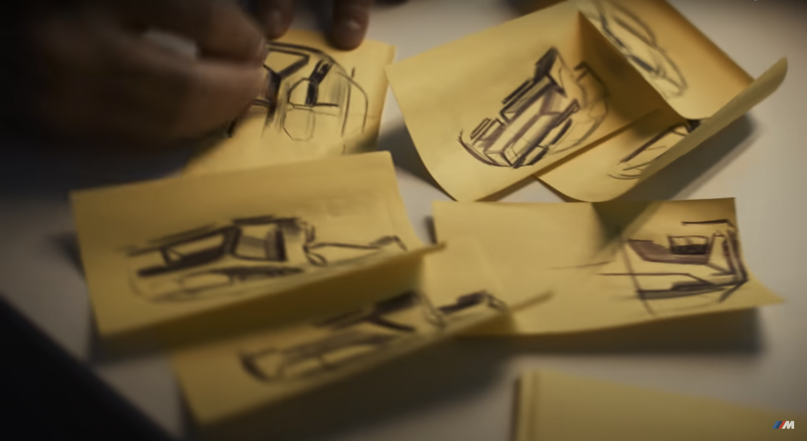 BMW M5 design sketches